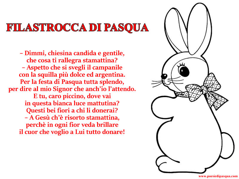 Immagini Filastrocca di Pasqua